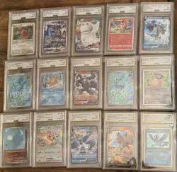 Lot of 15 Graded Japanese Pokemon Cards - AGS - MINT+ & GEM MINT - Image 3