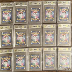 Lot of 15 Graded Japanese Pokemon Cards - AGS - MINT+ & GEM MINT - Image 4
