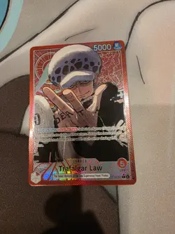 One Piece TCG OP14-001 Trafalgar Law Leader Alt Art AA Card Game CCG English - Image 1