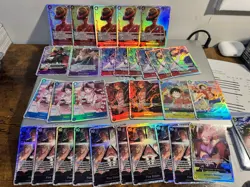 One Piece TCG 190 Card SR Lot. All Cards Are SR Foil And Are NM+ - Image 1