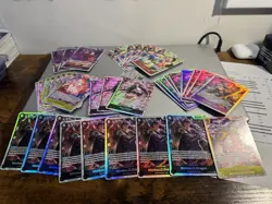 One Piece TCG 190 Card SR Lot. All Cards Are SR Foil And Are NM+ - Image 2