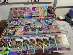 One Piece TCG 190 Card SR Lot. All Cards Are SR Foil And Are NM+ - Image 3