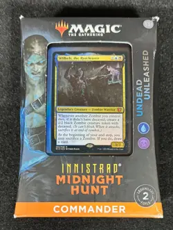 Magic the Gathering MTG Innistrad Midnight Hunt Commander Deck Undead Unleashed - Image 1
