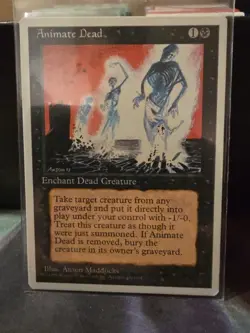 MTG, Animate Dead, 4th Edition Regular Uncommon - Image 1