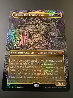 MTG Double Masters #387 Sedris the Traitor King Borderless Foil NM - Image 1