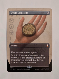 White Lotus Tile M0330 Reg (Borderless) Avatar Magic the Gathering NM - Image 1