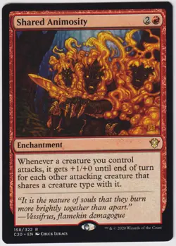 MTG 1X Shared Animosity X1 Commander 2020 Magic - NM - Image 1