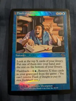 Flash of Insight FOIL - MTG Magic the Gathering - Image 1