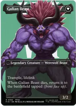 Vincent Valentine (Borderless) - 0383 - Final Fantasy - MTG - NM/M - Image 2