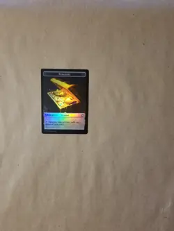 MTG Magic AFR Commander X1 FOIL Icingdeath, Frost Tongue / Treasure Token (NM/M) - Image 2