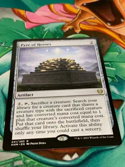 C969 MAGIC THE GATHERING PYRE OF HEROES #241 KALDHEIM NM-LP MTG RARE - Image 2