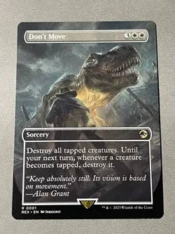 Don't Move (Borderless) R Universes Beyond: Jurassic World Collection NM - Image 1