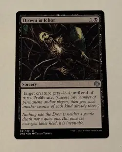 MTG Drown in Ichor - Phyrexia All Will Be One LP - Image 1
