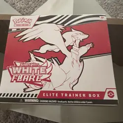 Pokemon TCG Scarlet & Violet White Flare ETB Elite Trainer Box New Sealed - Image 1
