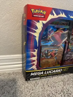 Pokemon TCG Mega Lucario ex Figure Collection Box (Destined Rivals Mega Evo) New - Image 2