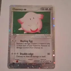 Nintendo Pokemon Chansey ex 96/109 EX Ruby & Sapphire Holo 120HP English 2003 - Image 1