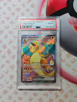 CHARIZARD EX 183/165 - MEW EN-151 - PSA 10 Pokemon Card (Equiv. CGC & BGS) - Image 2