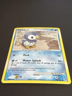 Piplup - 93/130 - Cosmos Holo- Pokemon Diamond & Pearl W/ Swirl 🌀 NM - Image 4