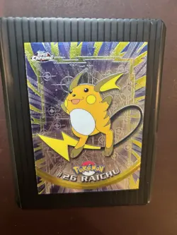 RAICHU 2000 TOPPS CHROME POKEMON TV ANIMATION EDITION DMG - Image 1