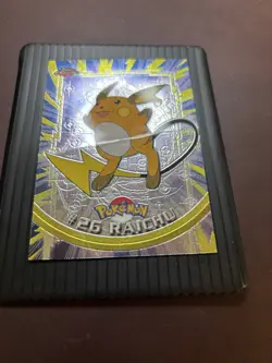 RAICHU 2000 TOPPS CHROME POKEMON TV ANIMATION EDITION DMG - Image 3
