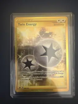 Twin Energy - 209/192 - Pokemon Rebel Clash Sword & Shield Secret Rare Card NM - Image 1