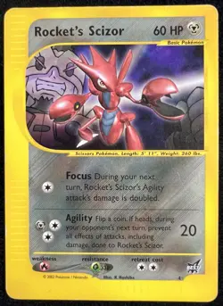 Rocket's Scizor Best of Game Promo 4 Pokemon TCG - MP/HP - Image 1