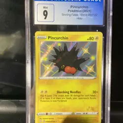 2021 Pokemon Shining Fates Pincurchin Holo - CGC 9 Mint - Image 3