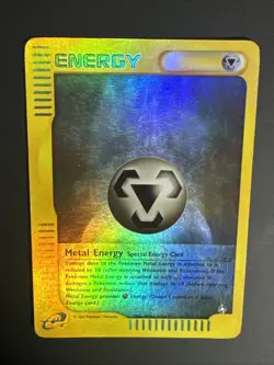 Metal Energy 143/147 Holo Aquapolis English Pokemon Card E-Reader WoTC - Image 3