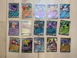 Pokemon EX Card Lot Of 15 - M/NM Condition Pokemon Cards Prismatic Mega Evo Ect - Image 1