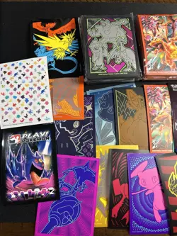 Lot Of 382 Pokemon ETB Card Sleeves 5 Sealed Packs Sun & Moon - Scarlet & Violet - Image 2