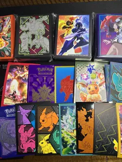 Lot Of 382 Pokemon ETB Card Sleeves 5 Sealed Packs Sun & Moon - Scarlet & Violet - Image 4