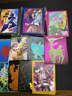 Lot Of 382 Pokemon ETB Card Sleeves 5 Sealed Packs Sun & Moon - Scarlet & Violet - Image 5