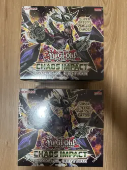 Yu-Gi-Oh! Chaos Impact Special Edition Display Sealed x 2 (20 Special Editions) - Image 1