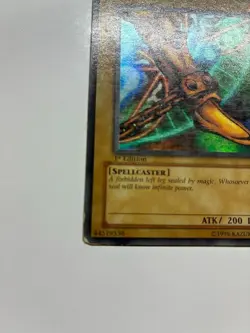 USA Seller Yugioh Exodia Left Leg Of The Forbidden One LOB-121 1st Edition HP - Image 5