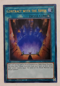 Yu-Gi-Oh Contact with the Abyss Ultra Rare 1st Edition MP22-EN250 - Image 1