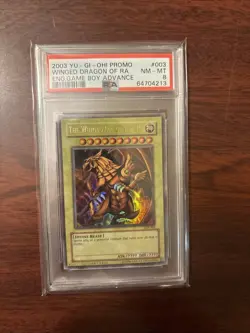 Yu-Gi-Oh! Slab Winged Dragon Of Ra GBI-003 PSA 8 NM/M 2003 Ultra Rare Promo - Image 1