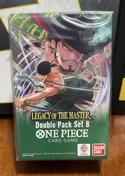 One Piece TCG Double Pack Set Vol.8 DP-08 OP12 Legacy of the Master Sealed - Image 1