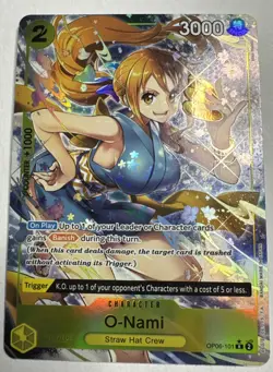 O-Nami (Alternate Art) OP06-101 One Piece Wings Of The Captain NM - Image 1