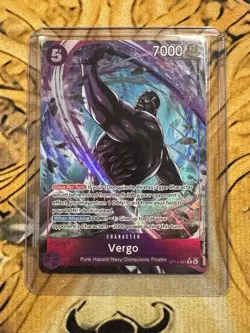 Vergo OP14-061 Alternate Art Azure Sea's Seven One Piece Card English - Image 1