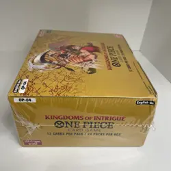 OP04 Kingdoms of Intrigue Booster Box One Piece TCG English OP-04 Sealed - Image 4