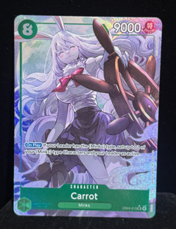 Carrot EB04-013 SR Alternate Art - One Piece TCG OP14 The Azure Sea’s Seven - Image 1