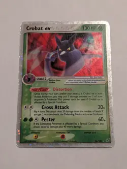 Pokemon TCG Card - Crobat ex - EX Deoxys 96/107 Holo Rare 2005 - Image 1