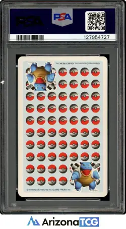 Pokemon 1998 Nidoqueen King Of Diamonds Pokemon Stadium Blue Playing Card PSA 6 - Image 2