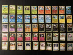 50 Unique Cards XY Era Pokemon Card Lot XY Flashfire Partial Master Set w Holos - Image 1