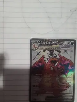 Pokemon Charizard EX Sv03: Obsidian Flames Ultra Rare Full Art Holo Card 215/197 - Image 3