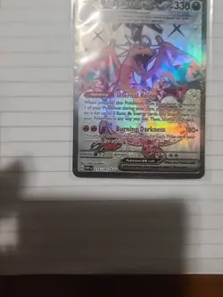 Pokemon Charizard EX Sv03: Obsidian Flames Ultra Rare Full Art Holo Card 215/197 - Image 5