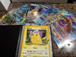 16 Large/jumbo Pokemon Card Lot Ft. Charizard! - Image 1