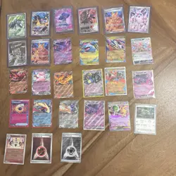 Lot of 27 Pokemon Cards TCG Scarlet And Violet (Ex, IR, Trainer) Near Mint - Image 1