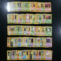 WOTC Pokemon Base Set Card Lot 100+ LP-HP Vintage • Actual Cards Shown - Image 1