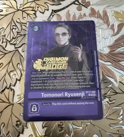 Digimon Card Game Judge Foil Tomonori Ryusenji BT17-090 Promo - Image 1